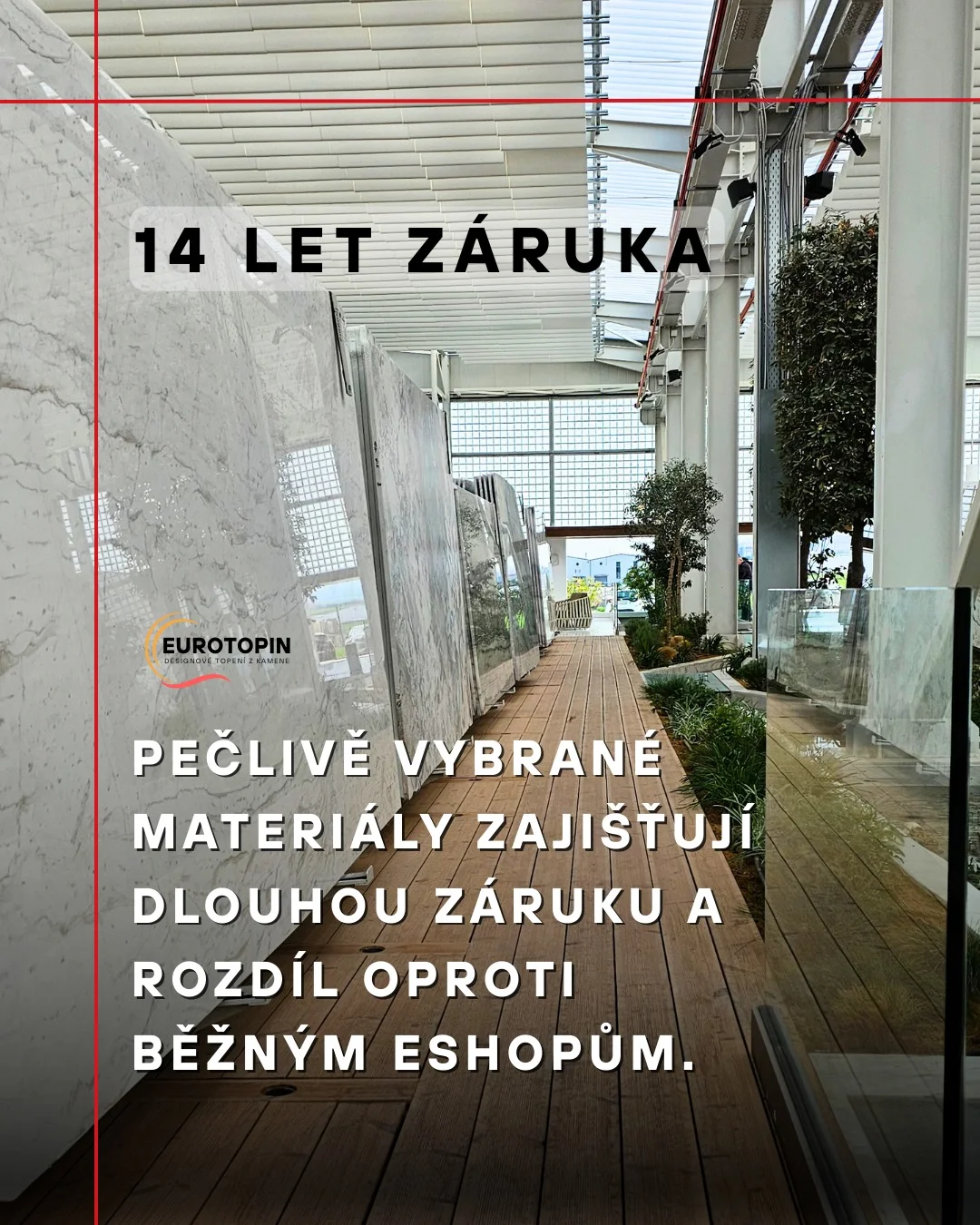 Showroom · 14 let záruka